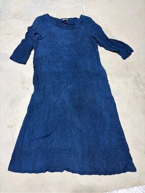 Osei duro Blue midi Women's Scoop Neck Dress medium